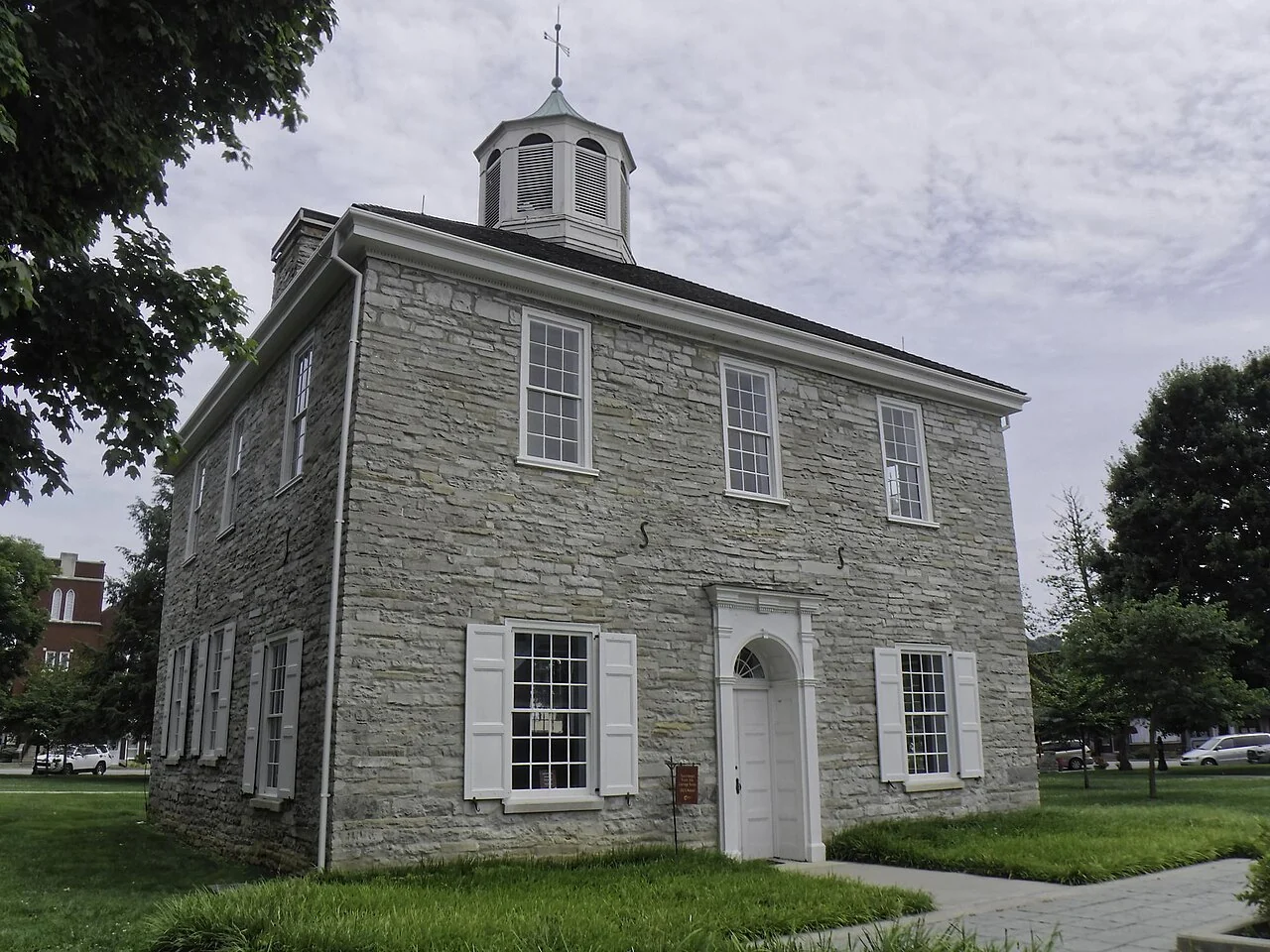 The historic Indiana statehouse, Corydon