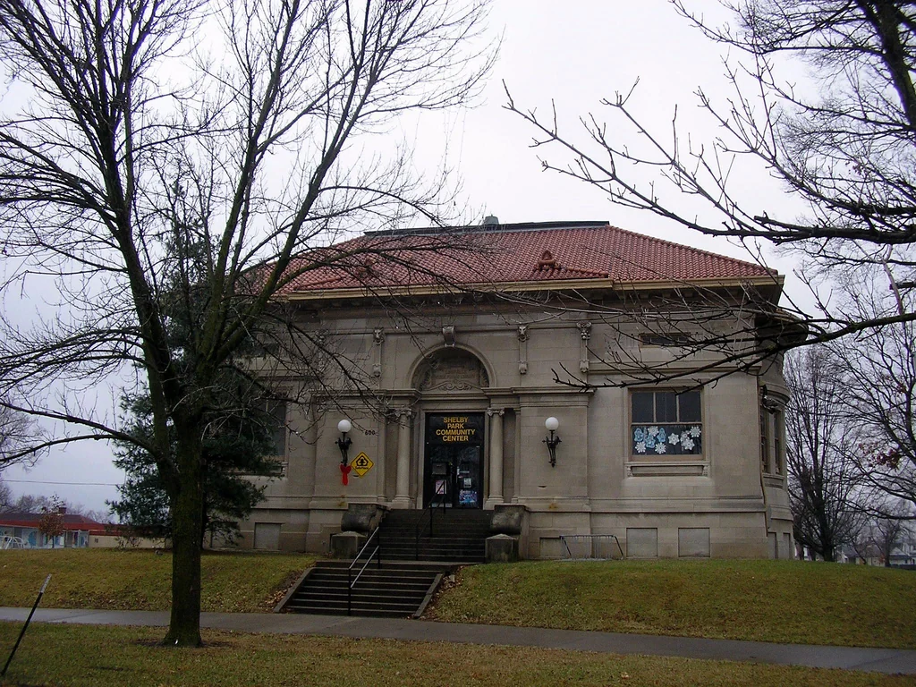 Historic Carnegie library in Shelby Park, Louisville