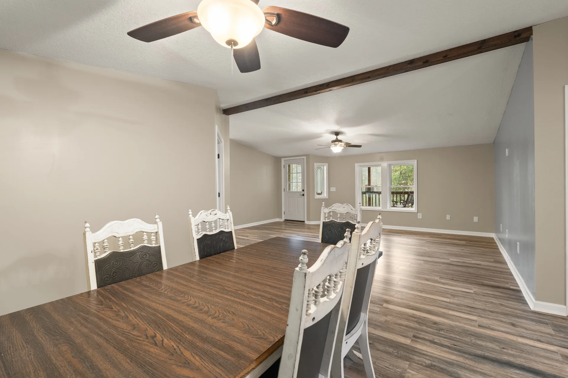 Dining area toward the living room at 2206 Old State Road