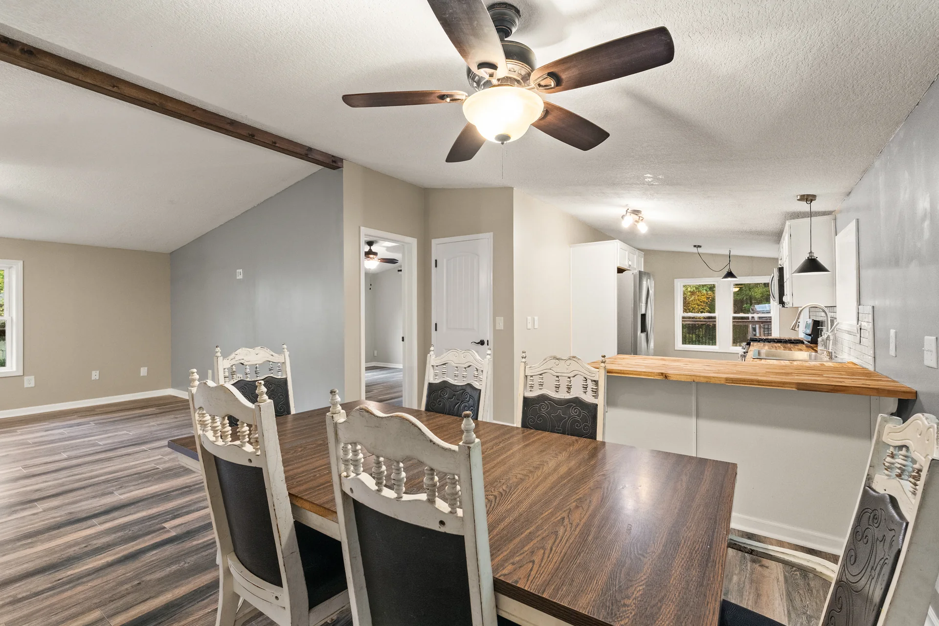 Dining area and kitchen at 2206 Old State Road