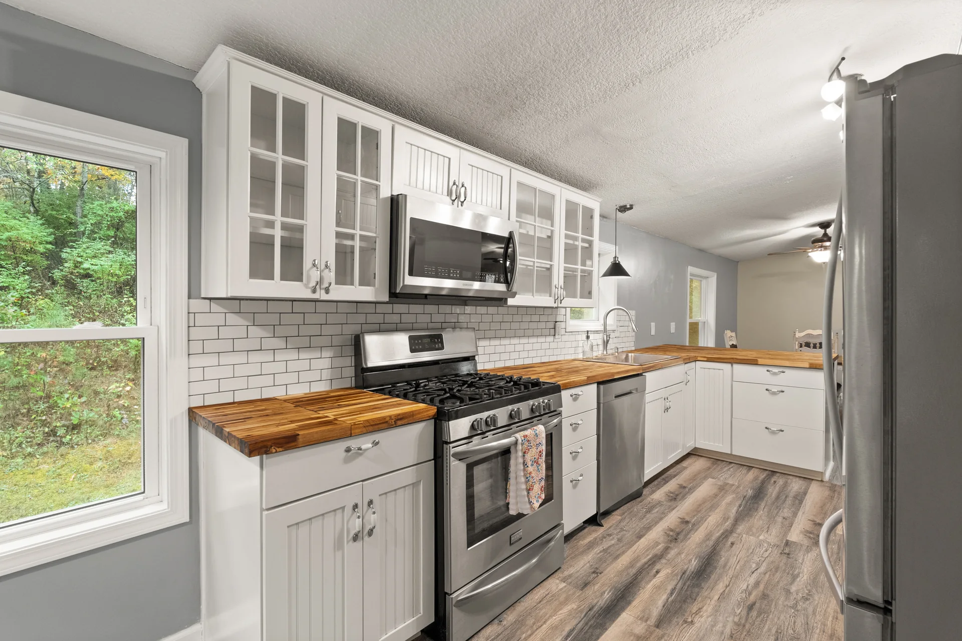 Kitchen with white cabinetry at 2206 Old State Road