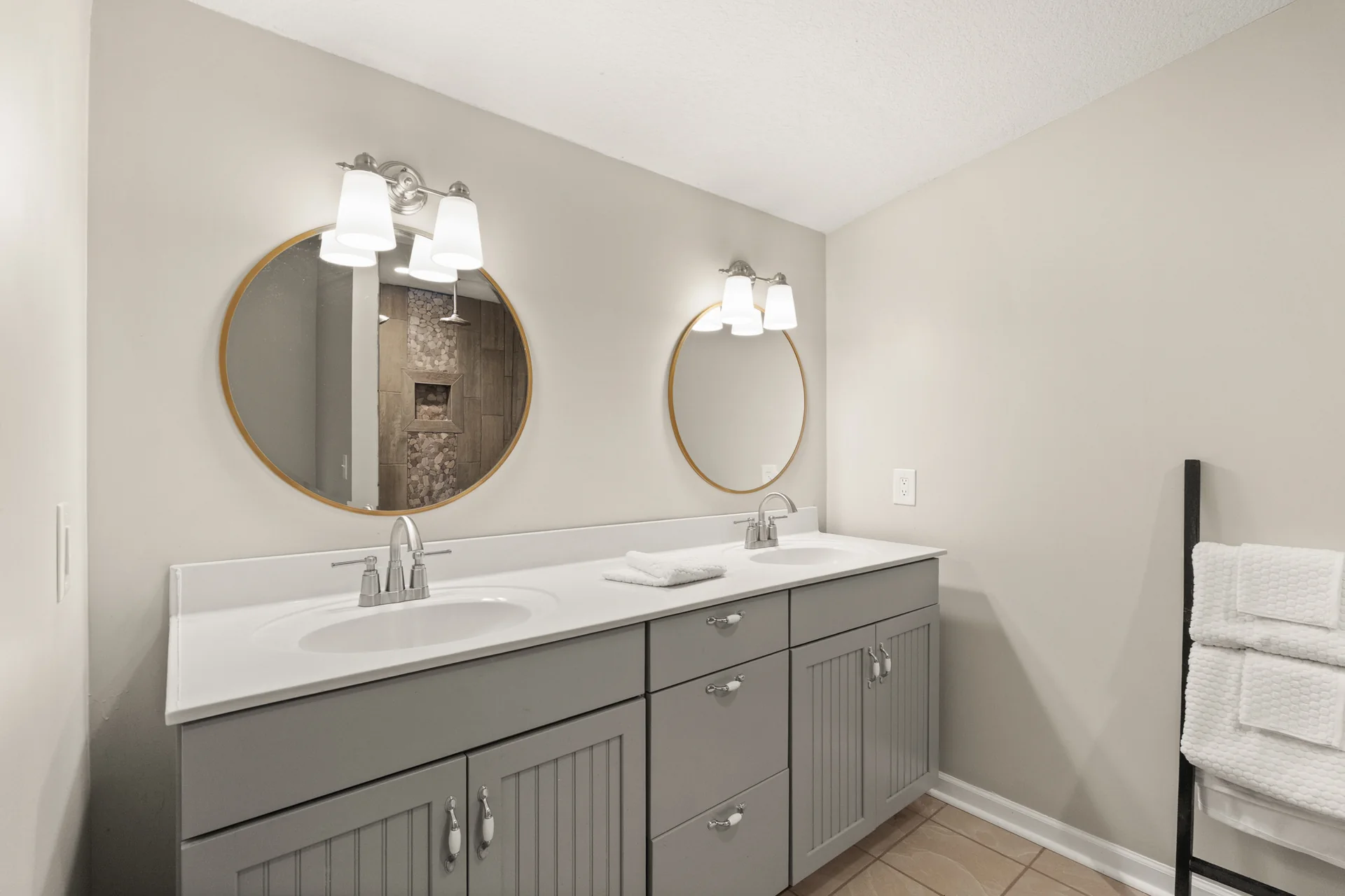 Double vanity at 2206 Old State Road