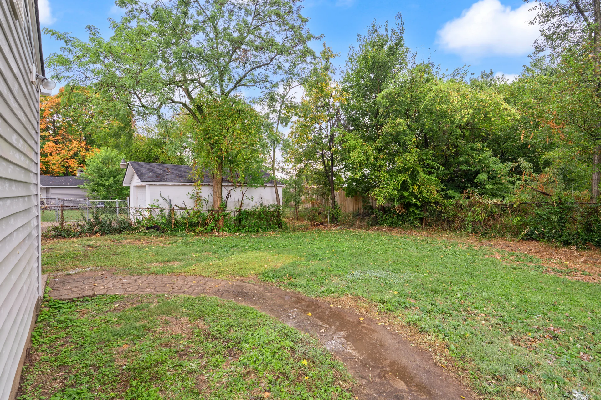 Backyard at 4800 Partridge Run