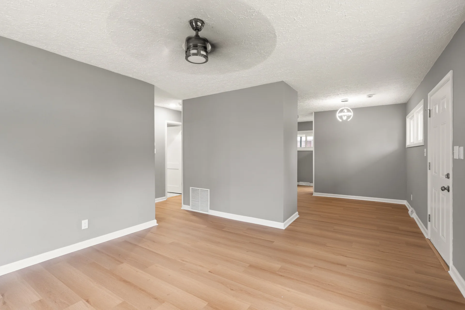 Living room toward dining area at 4800 Partridge Run