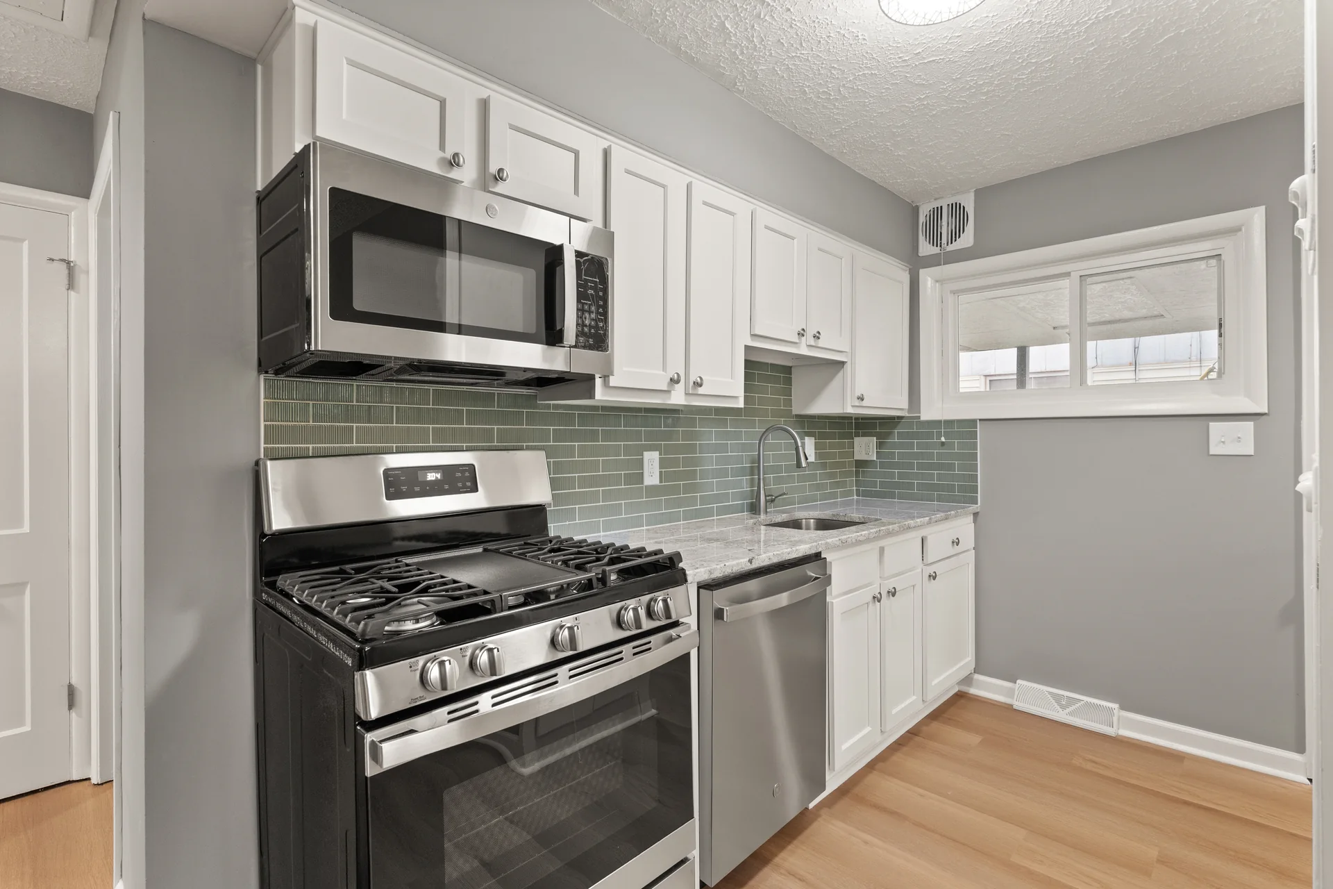 Kitchen appliance wall at 4800 Partridge Run