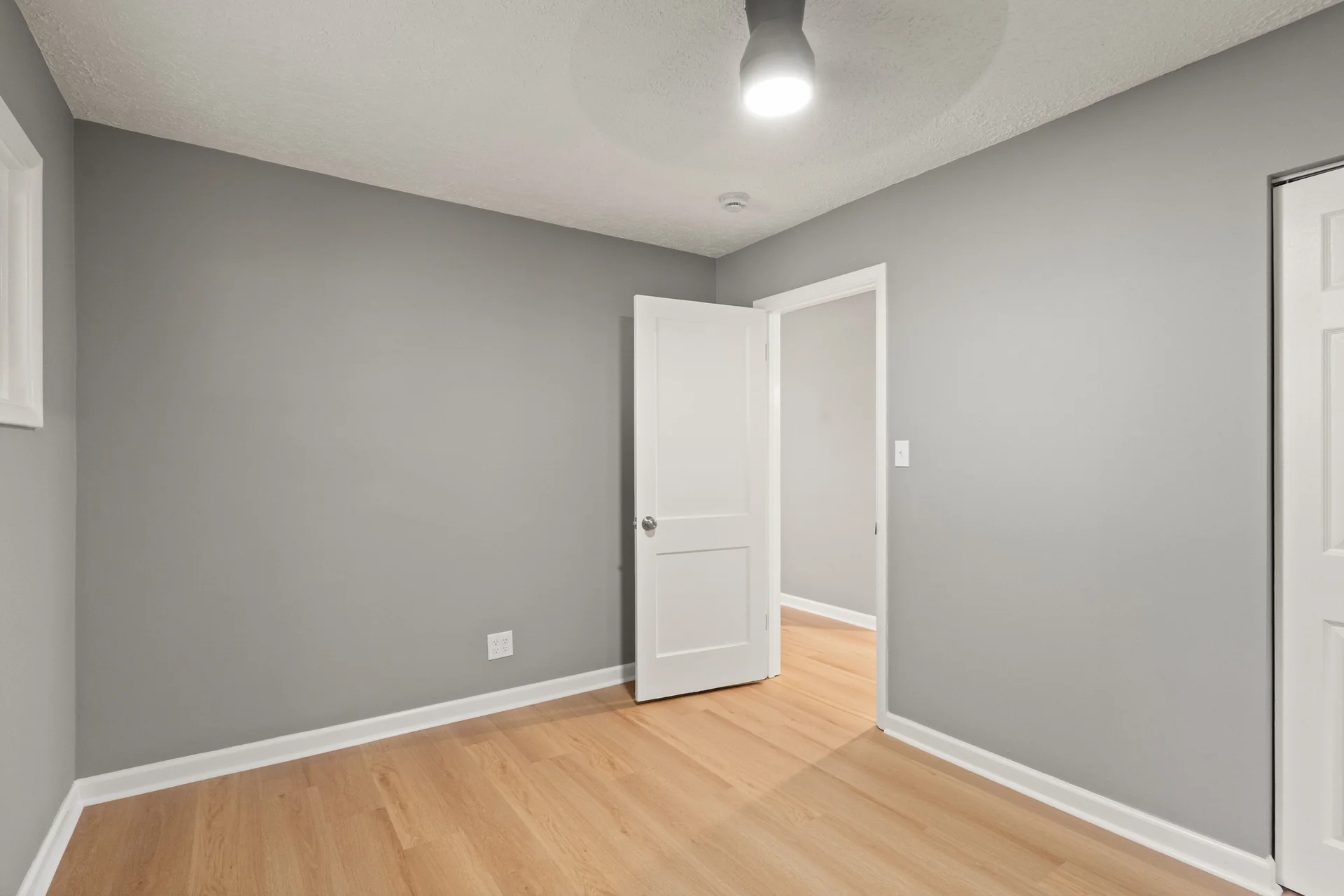 Bedroom toward hallway at 4800 Partridge Run